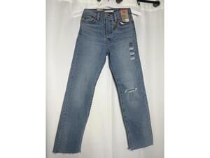 Levi's Wedgie Straight Light Blue Denim Jeans Size 26